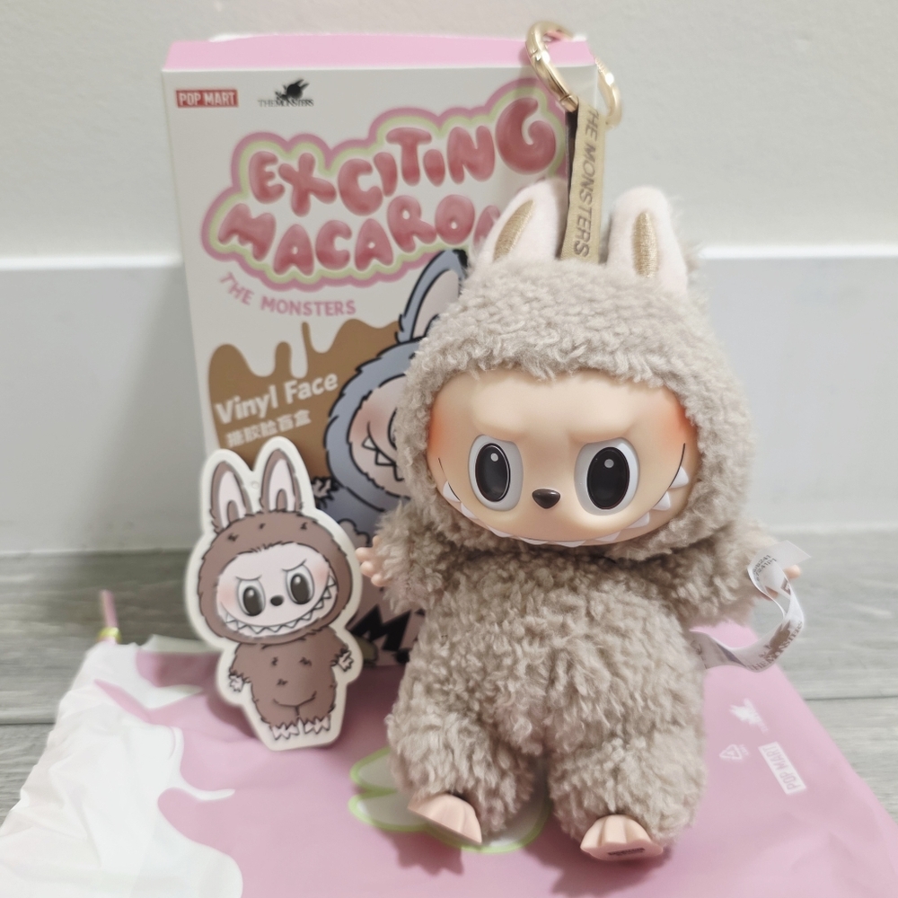 POP MART The Monsters - Exciting Macaron Vinyl Plush - TOFFEE